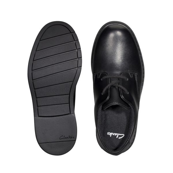 Clarks Boys Scala Loop Kid School Shoes Black | CA-2431960